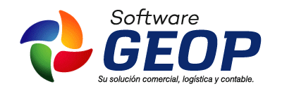 Logo animado de software GEOP.